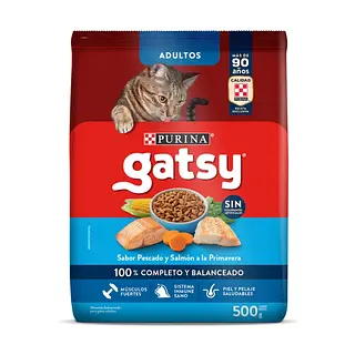 GATSY ADULTO PESCADO Y SALMON 17KG