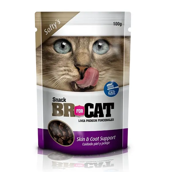 SNACK CUIDADO PIEL Y PELO BR FOR CAT