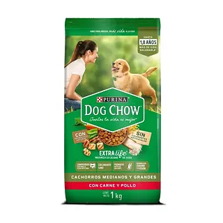 Dog Chow Cachorro - Salud Visible Razas Medianas Y Grandes