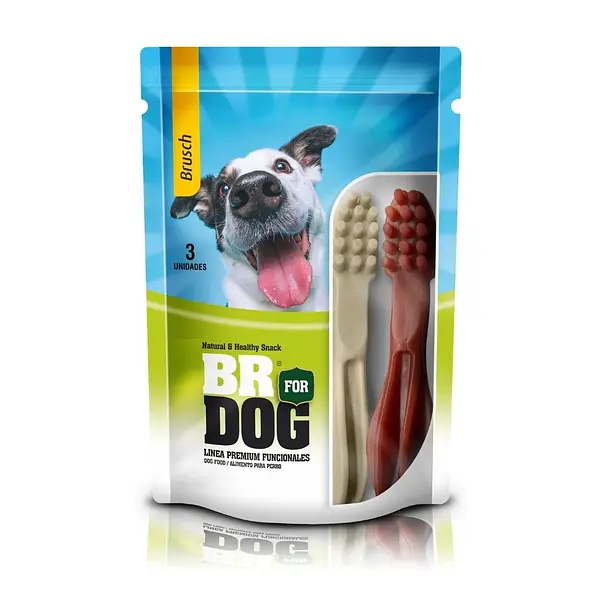 BR FOR DOG SNACK BRUSH X3