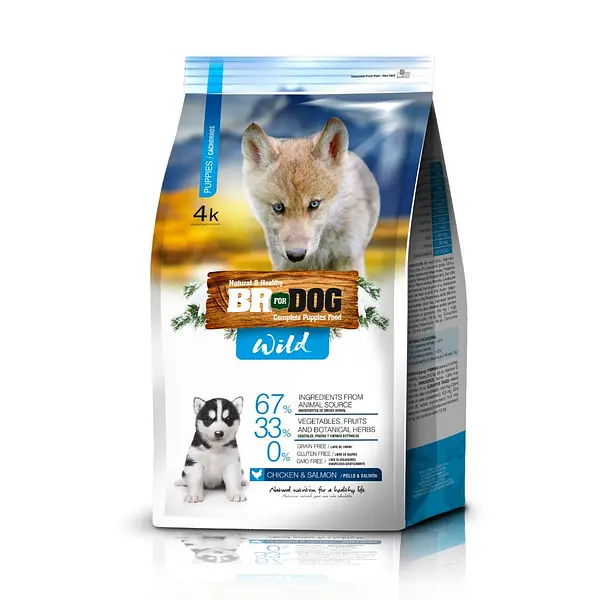 BR FOR DOG WILD PUPPIES 4KG