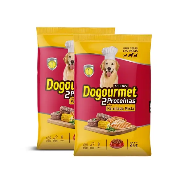 DOGOURMET PARILLA/MIXTA 350 GR PAGUE 1 LLEVE 2