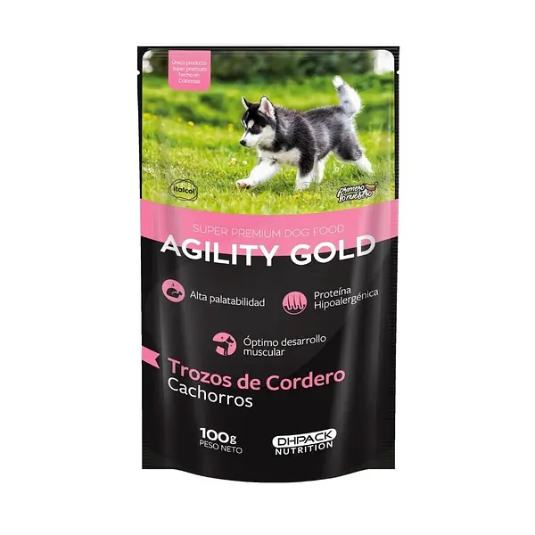 Agility Gold Pouch Cachorro Cordero