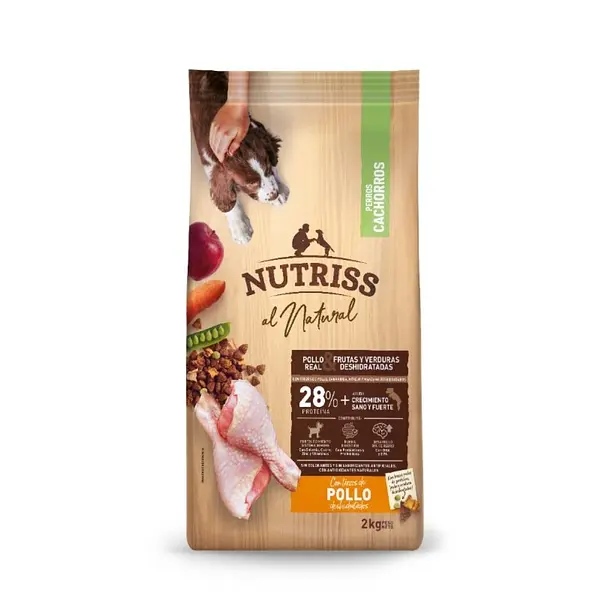 NUTRISS NATURAL CACHORRO POLLO 2KG