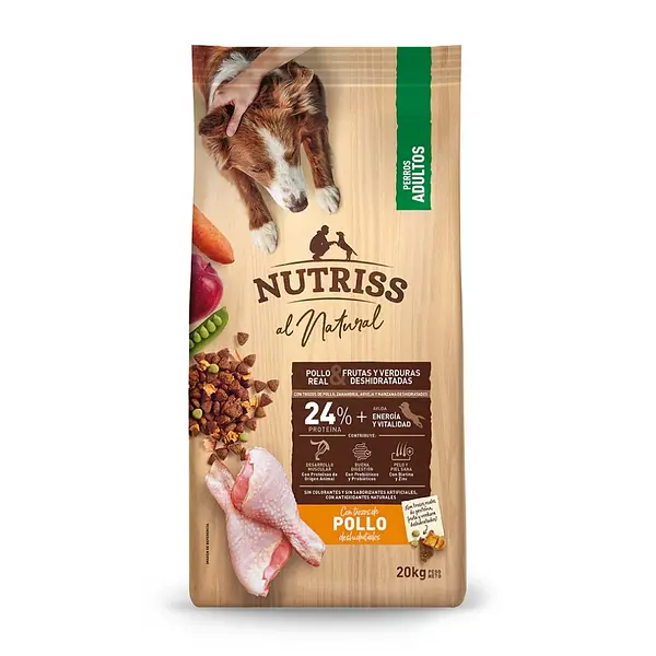 NUTRISS NATURAL ADULTO POLLO 20KG