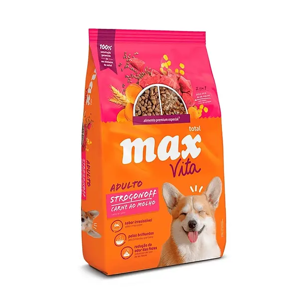 MAX VITA ADULTO STROGONOFF CARNE 3KG