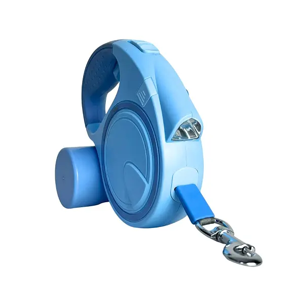 Correa Retráctil Reflectiva + Porta Bolsas