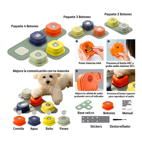 Botones Interactivos X4